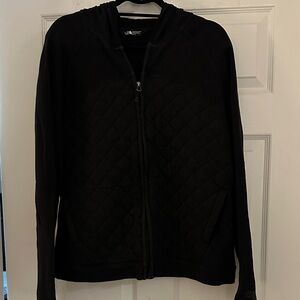 The North Face Black Quilted Hoodie Women’s XL
